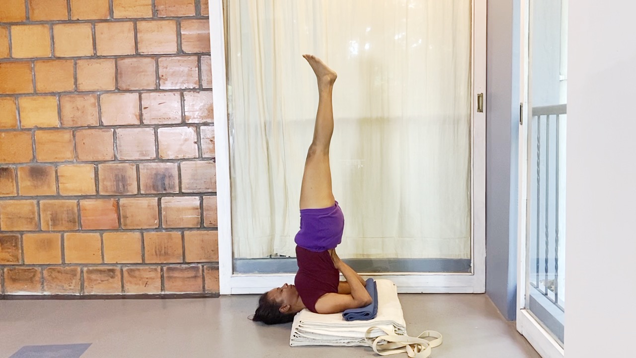 Viparita Karani Action in Inverted Positions - Image 9
