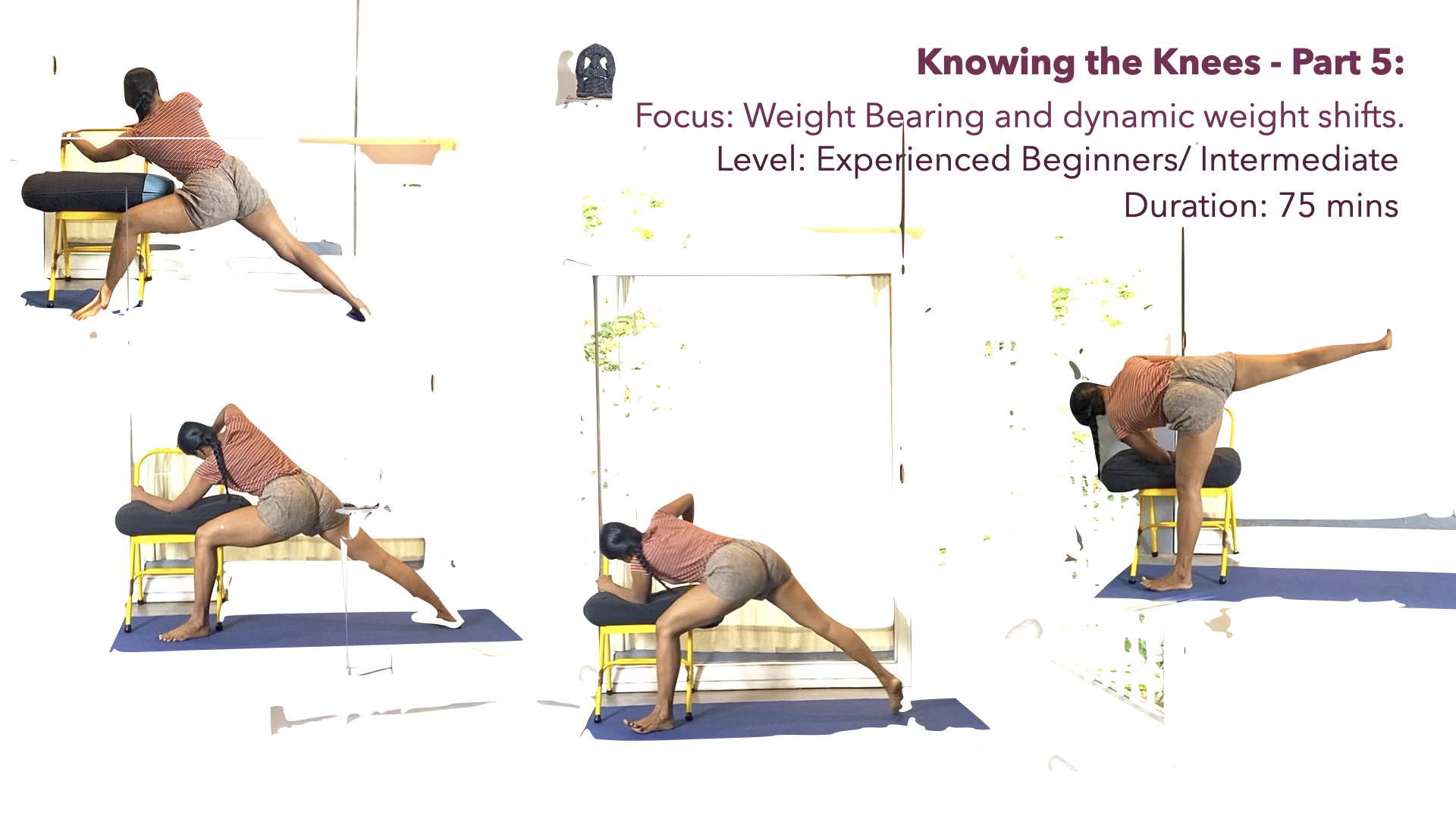 Dynamic Weight Bearing and Weight Shifts for Resilient Knees: Exploration through Utkatasana
