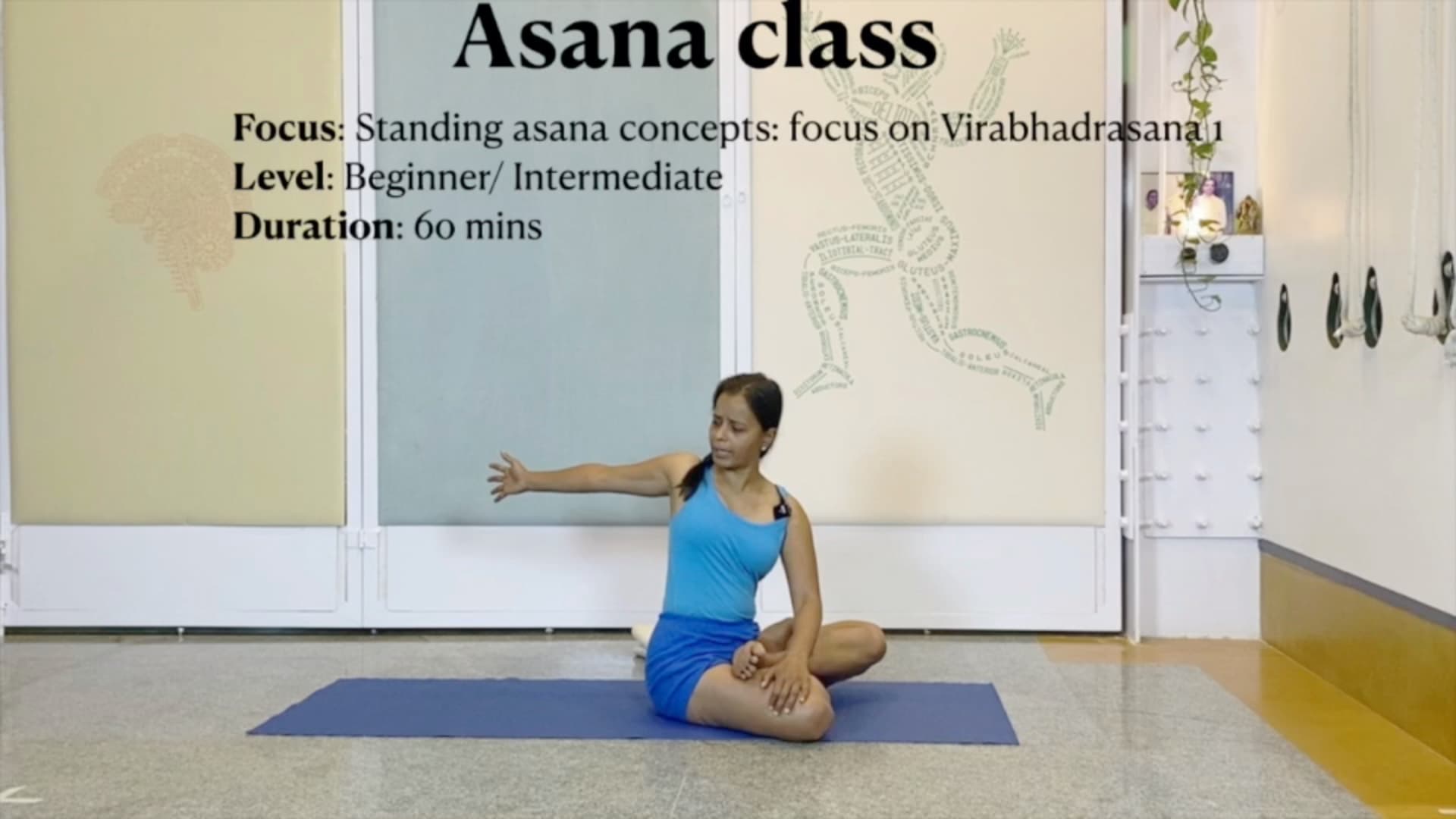 Virabhadrasana1: The Twist and the Backarch in the Standing Asana