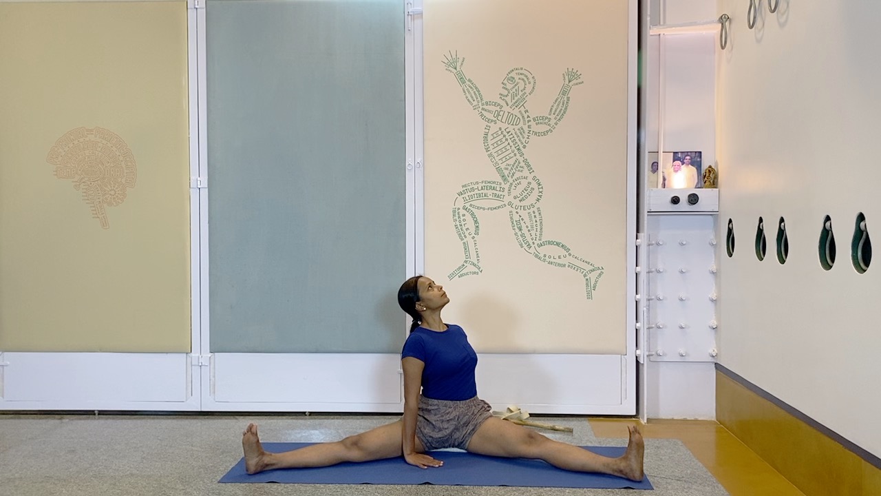 Positioning the Neck for Back Arches - Part 1 (Level Intermediate) - Salabhasana, Ustrasana, Adhomukha vrksasana - Image 5
