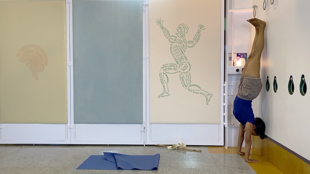 Positioning the Neck for Back Arches - Part 1 (Level Intermediate) - Salabhasana, Ustrasana, Adhomukha vrksasana - Image 7