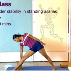 Fixing Arms in Place for Gentle Anantasana and Vasistasana Adaptations