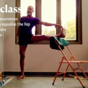 Strength and Fleexibility in Legs and Hips - a Practice Using a Chair