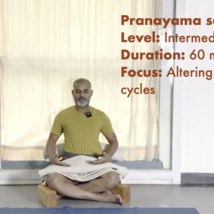 Pranayama/ Breath-focussed class: Alternating Actions during Inhalation and Exhalation