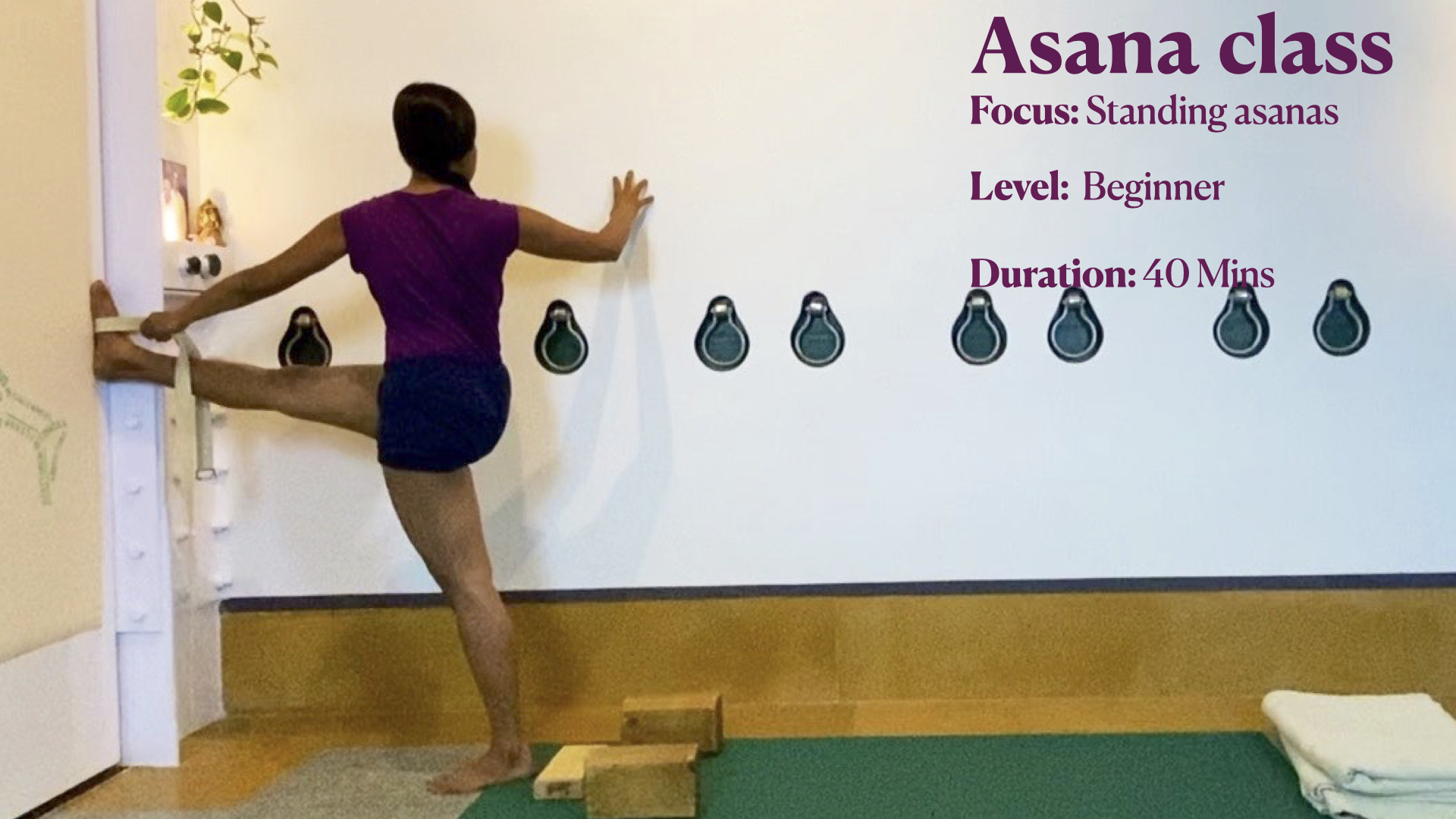 Learning the Use of Props in Standing Asanas
